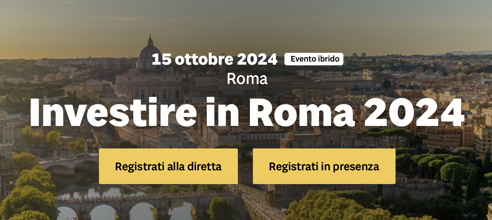 Investire in Roma 2024